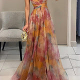 Gisela | Vestido Maxi de Chiffon
