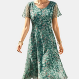 Ana | Vestido midi floral solto e leve