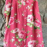 Matilde | Vestido Maxi Floral Artístico