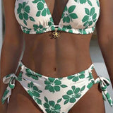 Hibiscus Print Bikini