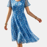 Ana | Vestido midi floral solto e leve