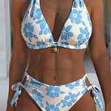 Hibiscus Print Bikini