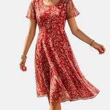 Ana | Vestido midi floral solto e leve