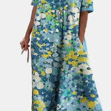 Helena | Vestido midi floral solto e leve