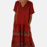 Marta | Vestido midi floral solto e leve