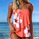 Tankini Floral com Alças para Férias