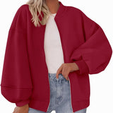 Matilde | Sweatshirt com Fecho e Manga Comprida