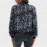 Raquel - Casaco Elegante de Estampado de Leopardo