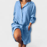 Clara | Blusa de linho de verão
