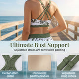 Conjunto Crisscross Sem Mangas com Capa e Calças Estampadas com Corda