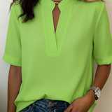 Amália — Blusa elegante com colarinho