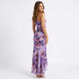 Melina - Vestido com ombro plissado