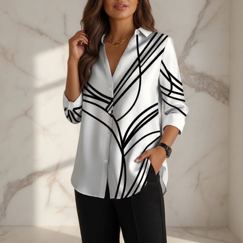 Barbara - Blusa vintage casual