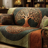 Antique-Style Quilted Sofa Cover | Feito à Mão com Amor