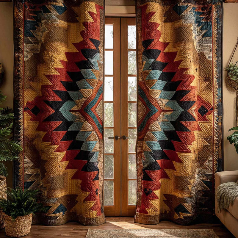 Cortinas Almofadadas em Arenito Antigo | Charme Atemporal