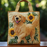 Bolsa Artesanal com Estampa de Golden Retriever | Lealdade Dourada
