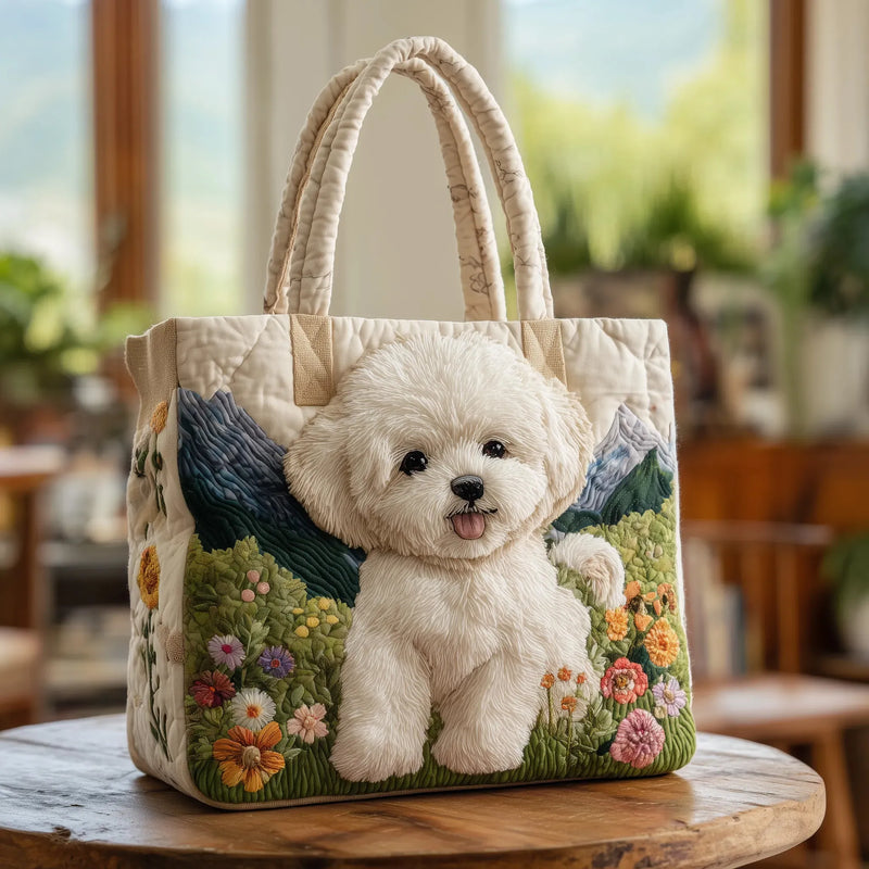 Bolsa Acolchoada Artesanal Encanto Canino | Companhia Fiel