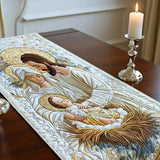 Caminho de mesa acolchado - Luz de Belém