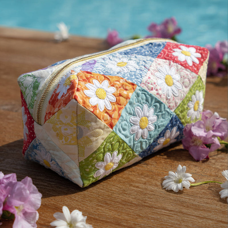 Necessaire Floral Acolchoada | Delicadeza Floral