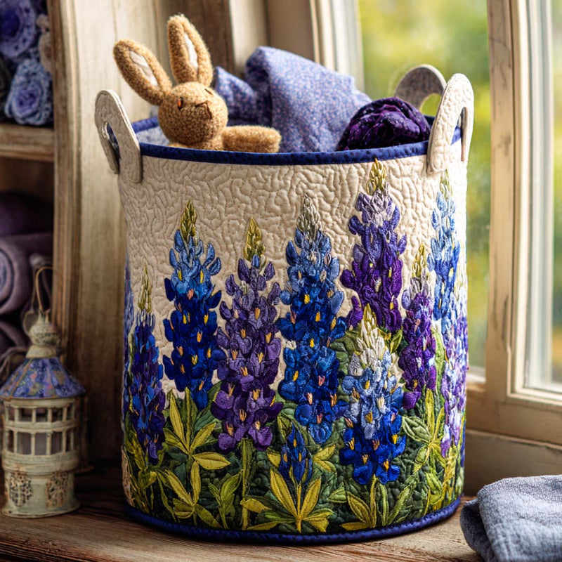 Cesta de Roupas Camino de Sueños de Bluebonnet | Cesta de Roupa Feita à Mão