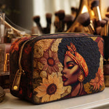 Necessaire Almofadada com Estampa Floral | Elegância em Flor
