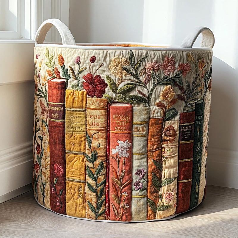 Jardim Literário | Cesta de Roupa Feita à Mão