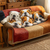 Almofada de Sofá Estampada com Bulldog | Amor Incondicional