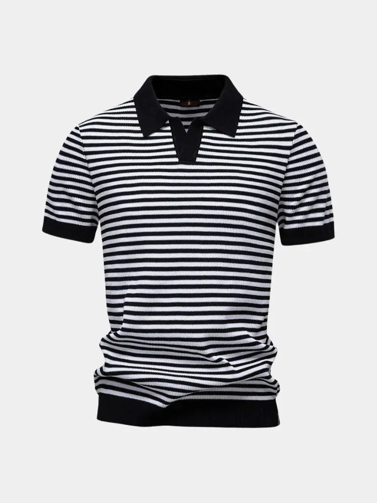 Constantino | Polo Branco Estilo Corsário