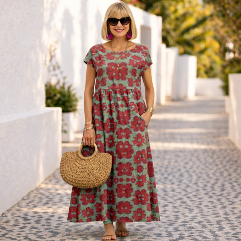 Valência | Vestido Chic com Flores