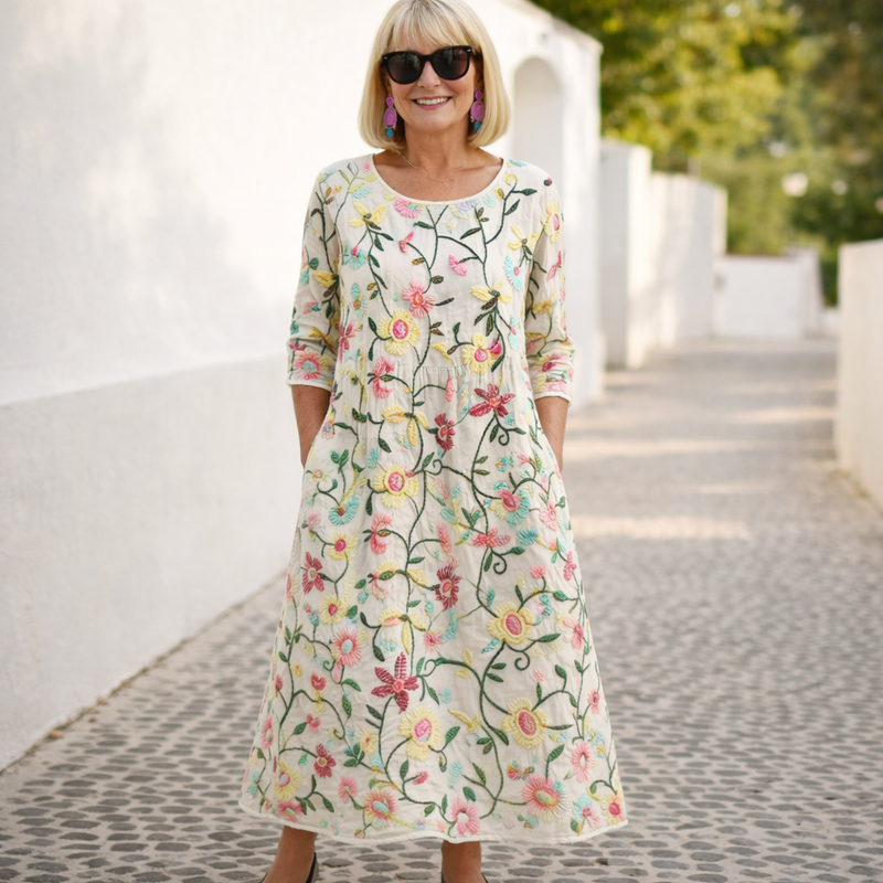 Noélia | Vestido Maxi - Estampado Floral