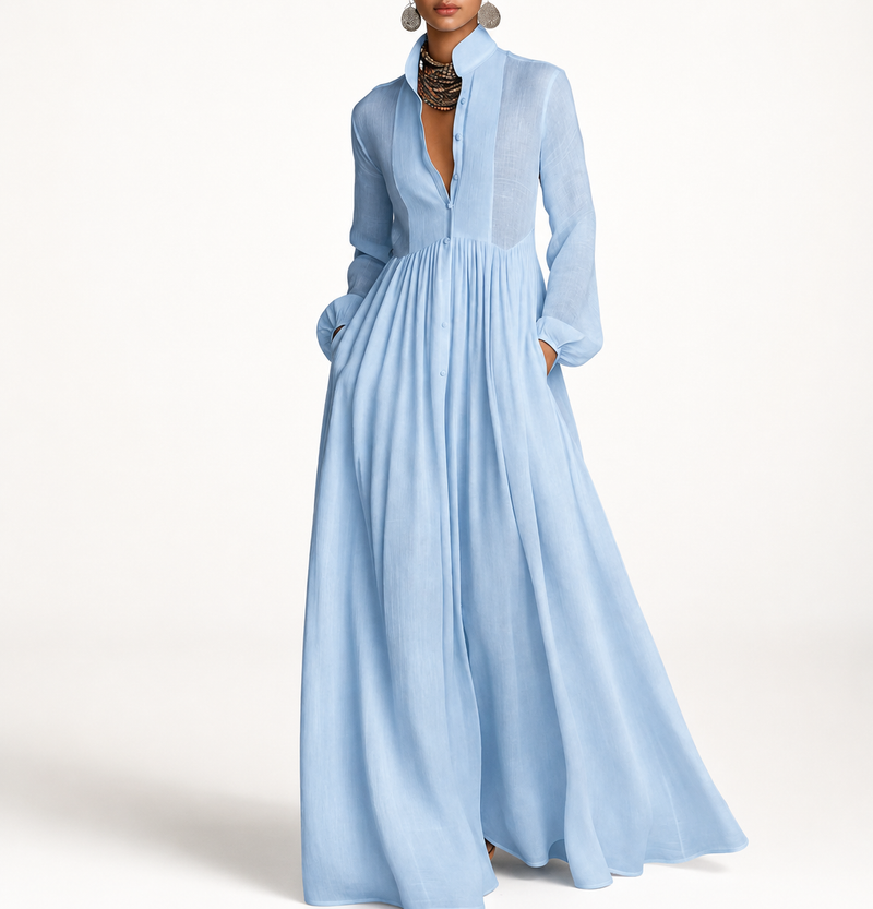 Elvira | Vestido Maxi Fluido