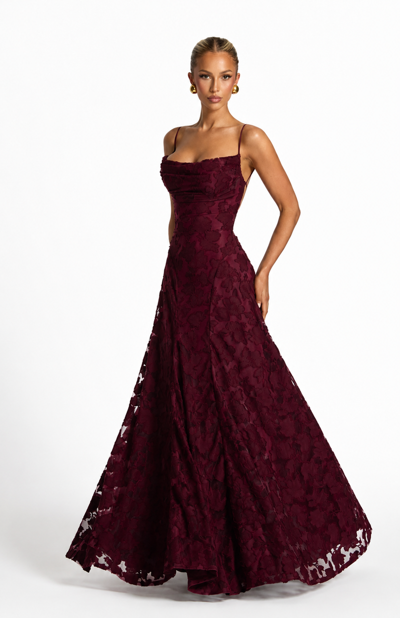 Sofia | Elegante Vestido Maxi de Renda