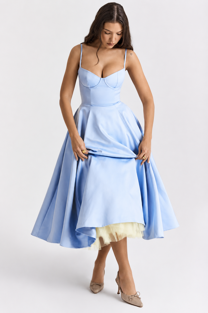 Iolanda | Vestido Midi de Verão Romântico