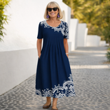 Sónia | Vestido Midi de Estampado Floral