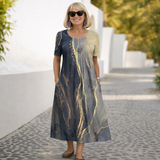 Sónia | Vestido Midi de Estampado Floral