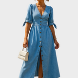 Nina | Vestido de Ganga Brilhante