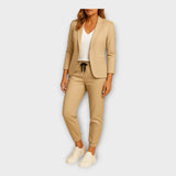 Nikol - Traje de mulher com jaqueta e calças jogger