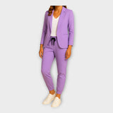Nikol - Traje de mulher com jaqueta e calças jogger