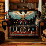 Almofadado Sofá Capa com Estampa Decorativa | Elegância que Perdura