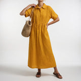 Lisandra | Vestido Camisero Fluido de Verão