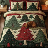 Conjunto de Cama Acolchoado de 3 Peças - Bosque da Alegria