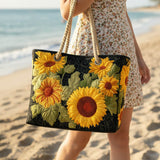Bolso de Praia Feito à Mão | Girassol