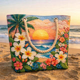 Bolsa de Praia Feita à Mão | Brisa Tropical