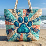 Bolsa de Praia Feita à Mão | Pegada de Patas