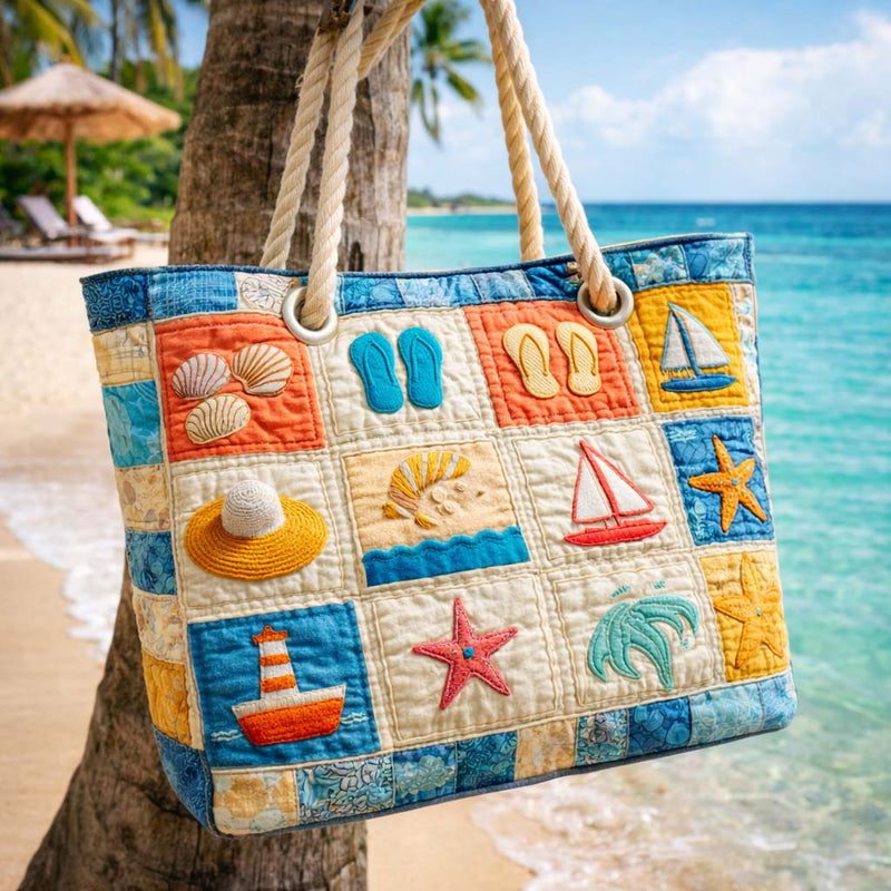Bolso de Praia Feito à Mão