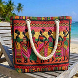 Bolsa de Praia Feita à Mão | Rainhas de Melanina