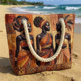 Bolsa de Praia Feita à Mão | Melanin Queens Glow