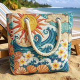 Bolso de Praia Feito à Mão | Halo Quente
