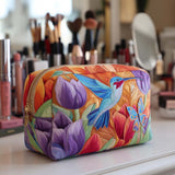 Necessaire Matelassada Jardim Luminoso | Frescor que Encanta