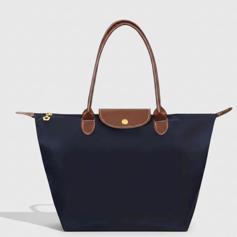 María - elegante bolsa de mão impermeável com fecho